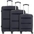  Travel Line 4200 4-wheel suitcase set 3 pcs. Variant darkblue