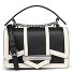  Nova Handbag Leather 20 cm Variant black-white