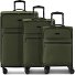  Valencia Soft 4 wheels Suitcase set 3-piece Expandable Variant olive