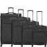  Gateway 4 wheels Suitcase set 4-piece with expansion pleat Variant black