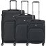  Gateway 4 wheels Suitcase set 3-piece with expansion pleat Variant black