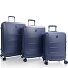  EZ Fashion 4 wheels Suitcase set 3-piece with expansion pleat Variant navy