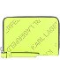 Punched wallet leather 10.5 cm Variant lime Punched wallet leather 10.5 cm Variant lime