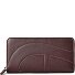  Deborah Wallet RFID protection Genuine Leather 19 cm Variant port red
