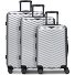  Essentials 18 2.0 4 wheels Suitcase set 3-piece Expandable Variant metallic-silver shiny