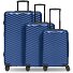  Essentials 18 4 wheels Suitcase set 3-piece with expansion pleat Variant metallic-blue shiny