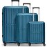  Collection 01 4-wheel suitcase set, 3 pieces, with expansion fold Variant turquoise-metallic