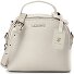  Bologna Leather Crossbody Handbag, Leather, 17 cm Variant cream