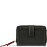  Viola Wallet RFID protection Leather 14 cm Variant schwarz-rot
