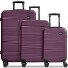  Essentials 16 3-SET 4 wheels Suitcase set 3-piece Variant burgundy