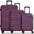  Essentials 16 3-SET 4 wheels Suitcase set 3-piece Variant burgundy