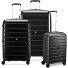  Relife 4 wheels Suitcase set 3-piece with expansion pleat Variant schwarz