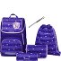 Ergojet School bag set 6-piece Variant lavender Ergojet School bag set 6-piece Variant lavender