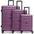  Essentials 08 3-SET 4 wheels Suitcase set 3-piece Variant purple