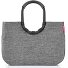 Loopshopper L frame shopper bag 46 cm Variant frame twist silver Loopshopper L frame shopper bag 46 cm Variant frame twist silver