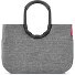  Loopshopper L frame shopper bag 46 cm Variant frame twist silver