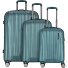  Moonrock 4 wheels Suitcase set 3-piece with expansion pleat Variant deepsea green brushed
