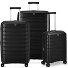 B-Flying Move 4 wheels Suitcase set 3-piece with expansion pleat Variant schwarz