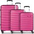 Paris 4 wheels Suitcase set 3-piece with expansion pleat Variant arctic-pink