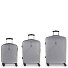  Alabama 4 roll suitcase set 3pcs. Variant silver