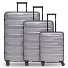 Travel 4-wheel suitcase set, 3-piece, with stretch fold Variant arctic silver metallic Travel 4-wheel suitcase set, 3-piece, with stretch fold Variant arctic silver metallic
