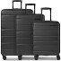  Munich 4.0 4 wheels Suitcase set 3-piece Expandable Variant black dull