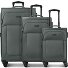  San Francisco 4 wheels Suitcase set 3-piece Expandable Variant stone green