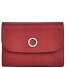  Athena Wallet RFID protection Genuine Leather 14 cm Variant rot