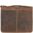  Vintage ring folder leather 29 cm Variant braun