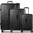 Essentials 14 4 wheels Suitcase set 3-piece Expandable Variant black metallic