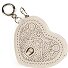  Ciondollini Leather Bag Charm, 11.5 cm Variant macadamia white