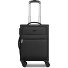  Valencia Soft 4 wheels Cabin trolley S 55 cm with expansion pleat Variant black