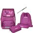 Ergojet School bag set 6-piece Variant purple Ergojet School bag set 6-piece Variant purple
