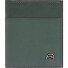  Black Square Credit card case RFID protection Genuine Leather 9 cm Variant green