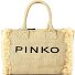  Beach Shopper Bag 38 cm Variant paglia-nero-antique gold