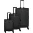  Umbria 4 wheels Suitcase set 3-piece with expansion pleat Variant black
