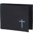  New Cryptan Wallet RFID protection 8.5 cm Variant schwarz-freedom cross cyan