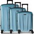 New York 4 wheels Suitcase set 3-piece Expandable Variant ice blue