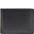  Deer Wallet Genuine Leather 10 cm Variant schwarz