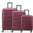 Meteor 4 wheels Suitcase set 3-piece with expansion pleat Variant bordeaux Meteor 4 wheels Suitcase set 3-piece with expansion pleat Variant bordeaux