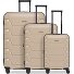  Edition 01 4 wheels Suitcase set 3-piece with expansion pleat Variant beige