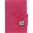  Click & Slide credit card case wallet RFID leather 6.5 cm Variant fuchsia-silver