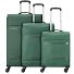 Jazz 4.0 4 wheels Suitcase set 3-piece with expansion pleat Variant smaragd Jazz 4.0 4 wheels Suitcase set 3-piece with expansion pleat Variant smaragd