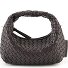  Greta Micro weave Handbag Genuine Leather 20 cm Variant café