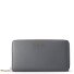  Bologna Leather XL Zip-Around Wallet Leather 19 cm Variant grey