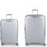  Queens 4 wheels Suitcase set 2-piece with expansion pleat Variant plata