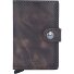  Miniwallet Vintage credit card case wallet RFID leather 6.5 cm Variant chocolate