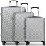  Paradise 2.0 4 wheels Suitcase set 3-piece with expansion pleat Variant stone grey