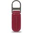  Keyring Key wallet Leather 10 cm Variant carmine red