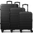  Miami 4 wheels Suitcase set 3-piece with expansion pleat Variant black